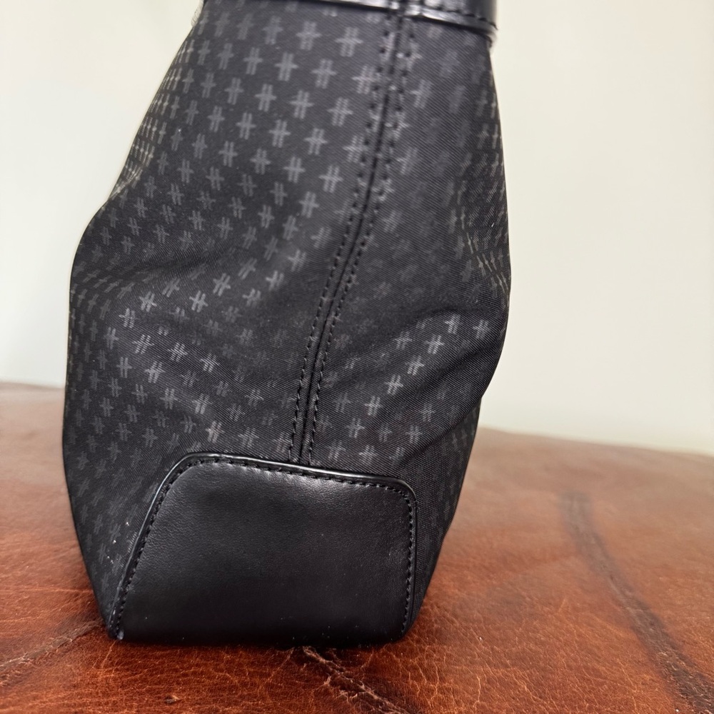 Harrod’s Black Nylon and leather Tote - Picture 4 of 15